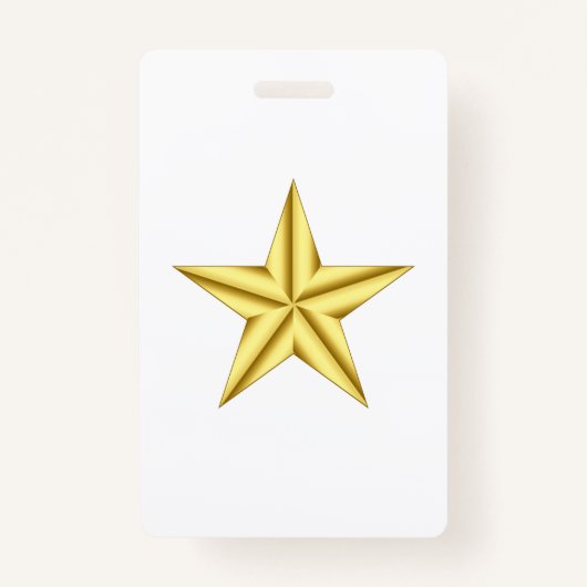 Militaire algemene Gold Star Badge (Voorkant)