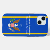 Militaire Amerikaanse marine met Defensie-embleem Case-Mate iPhone Case (Achterkant (horizontaal))