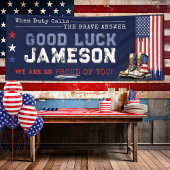 Militaire Amerikaanse vlag laarzen 2.5x6 'Going Aw Spandoek