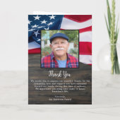 Militaire Amerikaanse vlag - Viering van het leven Programma (Achterkant)