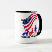 Militaire appreciatie  mok (Voorkant rechts)