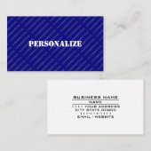 Militaire Armed Forces Recruiter Stijl Blauwe Ocea Visitekaartje (Voorkant / Achterkant)