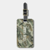 Militaire badges bagagelabel (Voorkant verticaal)