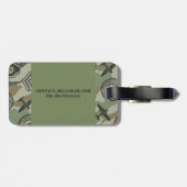 Militaire badges bagagelabel (Achterkant horizontaal)