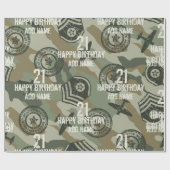 Militaire badges cadeaupapier (Vlak)