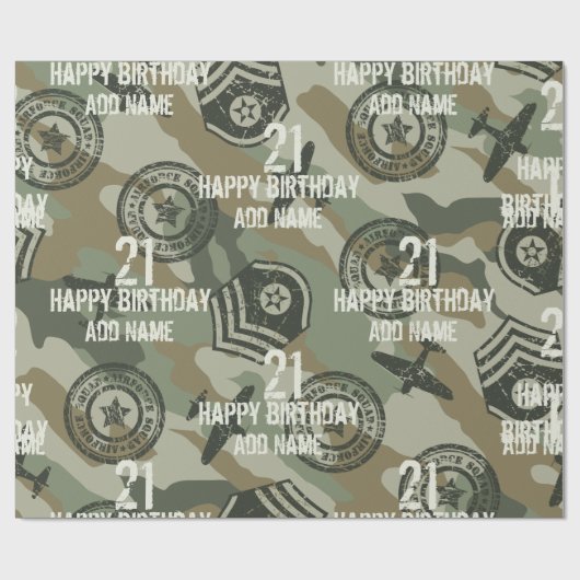 Militaire badges cadeaupapier (Vlak)