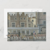 Militaire Band bij St. James Paleis, laat 18de Briefkaart (Voorkant / Achterkant)