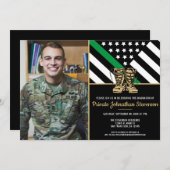 Militaire Basisopleiding Afstuderen Patriottische  Kaart (Voorkant / Achterkant)