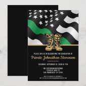 Militaire Basistraining Afstudeer Patriotische Fee Kaart (Voorkant / Achterkant)