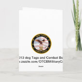 Militaire bedankkaart (Achterkant)