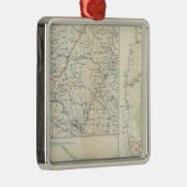 Militaire bedden van Was, Penn, Annapolis, NE Va Metalen Ornament (Rechts)