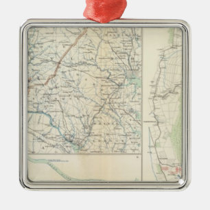 Militaire bedden van Was, Penn, Annapolis, NE Va Metalen Ornament