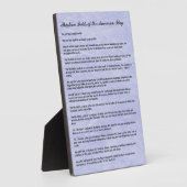 Militaire begrafenis 13 vouwen van de Amerikaanse  Fotoplaat (Zijkant)