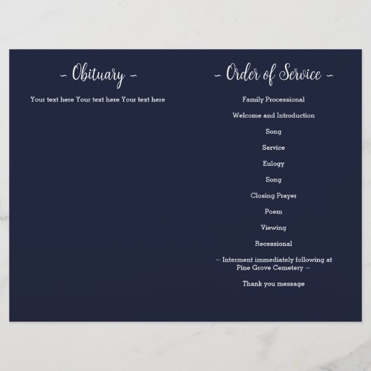 Militaire begrafenis - Amerikaanse vlag - Veterane (Achterkant)