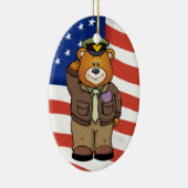 Militaire Beren Keramisch Ornament (Rechts)