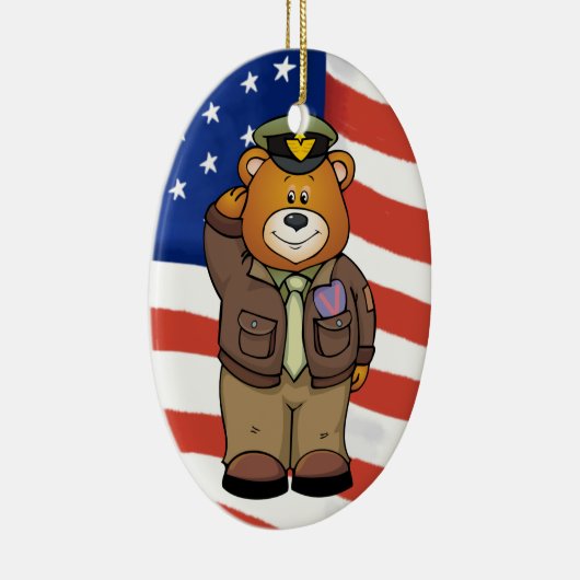 Militaire Beren Keramisch Ornament (Rechts)