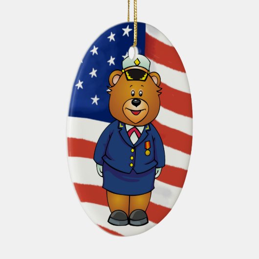 Militaire Beren Keramisch Ornament (Rechts)