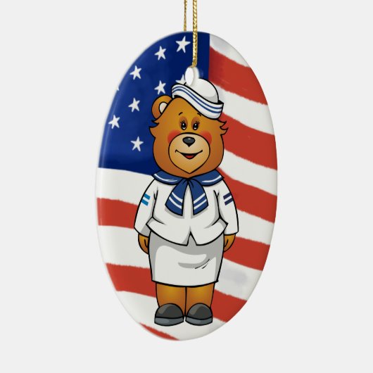 Militaire Beren Keramisch Ornament (Rechts)