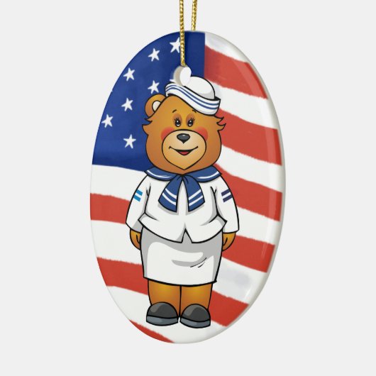 Militaire Beren Keramisch Ornament (Links)