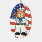 Militaire Beren Keramisch Ornament (Links)