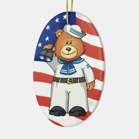 Militaire Beren Keramisch Ornament (Links)