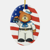 Militaire Beren Keramisch Ornament (Voorkant)