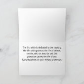 ***MILITAIRE BEVORDERING*** CONGRATULATIES AAN U! KAART (Binnen)