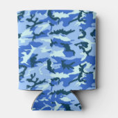 Militaire Blauwe Camouflagepatroon Blikjeskoeler (Achterkant)