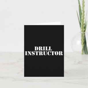 Militaire Boor Instructeur Shirt Boot Camp T-shirt Kaart