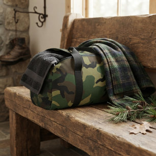 Militaire bos camouflagepatroon plunjezak