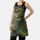Militaire bos camouflagepatroon schort (Insitu)