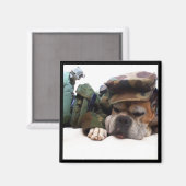 Militaire boxermagneet magneet (Voorkant / Achterkant)