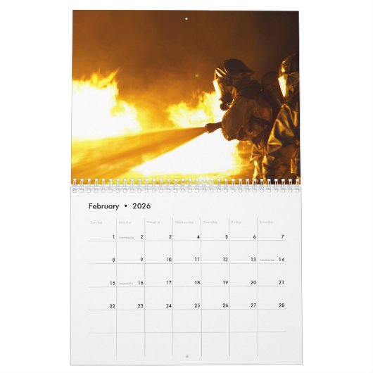 Militaire brandweerlieden kalender (Feb 2026)