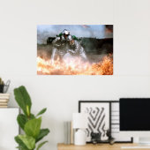 Militaire brandweerlieden poster (Thuiskantoor)