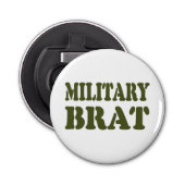 MILITAIRE BRAT BUTTON FLESOPENER (Voorkant)