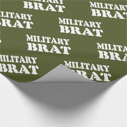 MILITAIRE BRAT CADEAUPAPIER (Hoek)