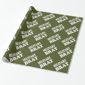 MILITAIRE BRAT CADEAUPAPIER (Uitgerold)