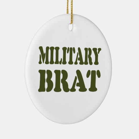 MILITAIRE BRAT KERAMISCH ORNAMENT (Rechts)