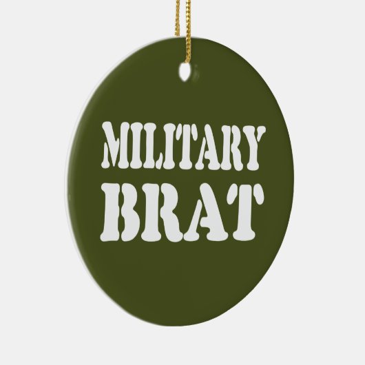 MILITAIRE BRAT KERAMISCH ORNAMENT (Rechts)