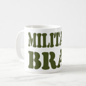 MILITAIRE BRAT KOFFIEMOK (Voorkant links)