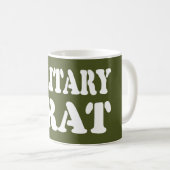 MILITAIRE BRAT KOFFIEMOK (Voorkant rechts)