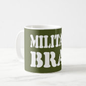 MILITAIRE BRAT KOFFIEMOK (Voorkant links)
