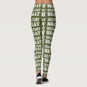 MILITAIRE BRAT LEGGINGS (Achterkant)