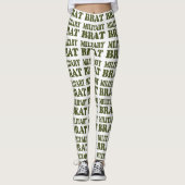MILITAIRE BRAT LEGGINGS (Voorkant)