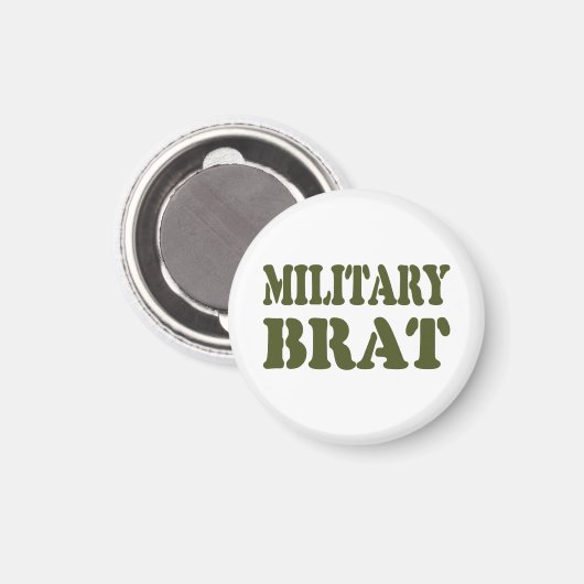 MILITAIRE BRAT MAGNEET (Voorkant / Achterkant)