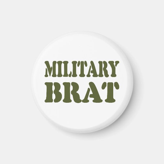 MILITAIRE BRAT MAGNEET (Voorkant)