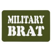 MILITAIRE BRAT MAGNEET (Horizontaal)