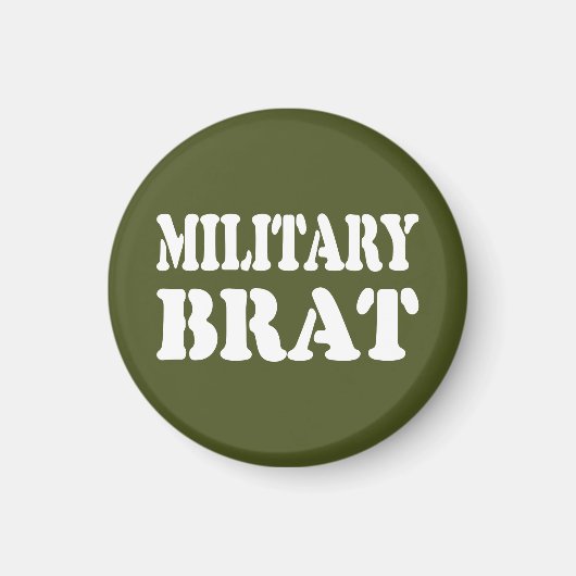 MILITAIRE BRAT MAGNEET (Voorkant)