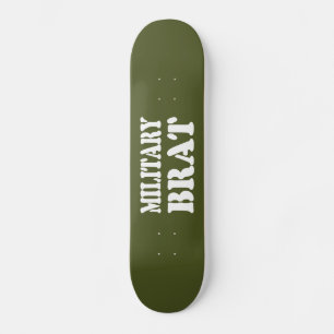 MILITAIRE BRAT PERSOONLIJK SKATEBOARD