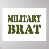 MILITAIRE BRAT POSTER (Voorkant)